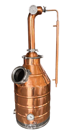 Highlander Series 10 Gallon Copper And Stainless Steel Pot Still With 3 Inch Whiskey Column