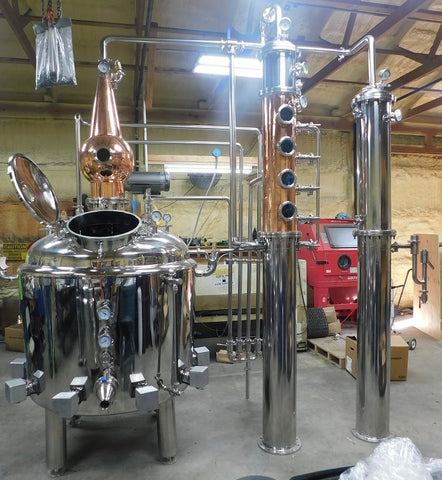 200 Gallon Jacketed, Steam Heated, Ultra Pro Whiskey Still