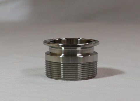 2" Tri Clamp to 2" Male NPT Adapter, 304 Stainless Steel NPT Adapter