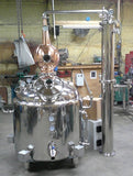 50 Gallon Jacketed, Baine Marie, Pro Series Pot Still