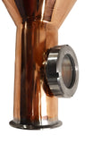 Copper Whiskey And Brandy Helmet With Extended Column