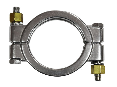 2.5" Bolted, High Pressure, 304 Stainless Steel Tri Clamp
