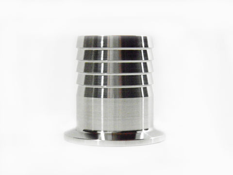 1.5" Tri Clamp to 1.5" Hose Barb Adapter
