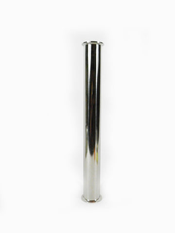 1.5" x 12" Sanitary, 304 Stainless Steel, Tri Clamp Spool, BHO Extractor Column
