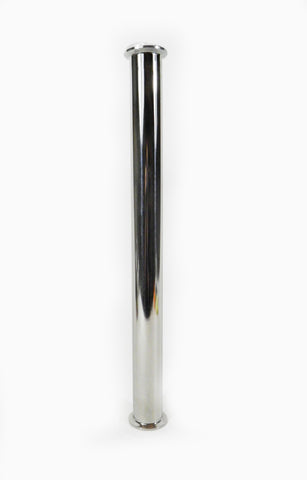 1.5" x 18" Sanitary, 304 Stainless Steel, Tri Clamp Spool, BHO Extractor Column