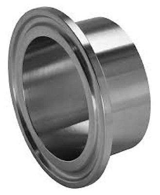 SANITARY WELD ON FERRULE, 12" TRI CLAMP/TRI CLOVER FITTING, STAINLESS STEEL 304