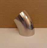 4"  Weld Elbow 45°, Stainless Steel 304, Sanitary, Tubing, Fitting, Polished