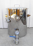15 Gallon Hot Liquor Tank with Thermowell and HERMS Coil