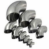1/2" Weld Elbow 90°, Stainless Steel 304, Sanitary, Tubing, Fitting, Polished