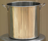 Stainless Steel Brew Kettle Stock Pot with Lid 20 qt for Brewing and Distilling