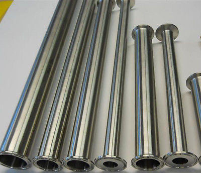 8" x 20" Sanitary, 304 Stainless Steel, Tri Clamp Spool, BHO Extractor Column