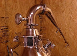 13 Gallon Stainless Still with 3" Stainless Whiskey Column