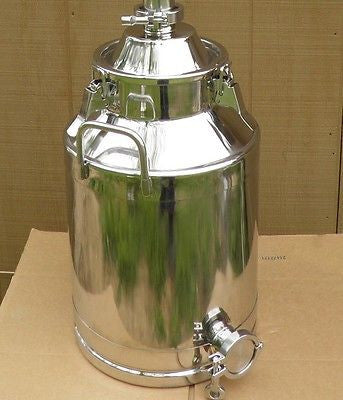 8 Gallon Stainless Steel, Moonshine Whiskey Still Boiler