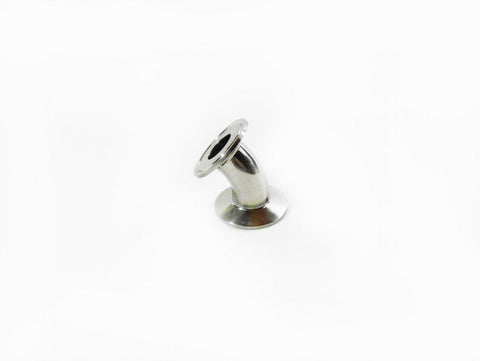 1.5" Tri Clamp 45° Elbow with 1" Bore, Stainless Steel 304