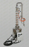 26 Gal Moonshine with 4" Borosilicate Glass 6 Plate Column Everything Included