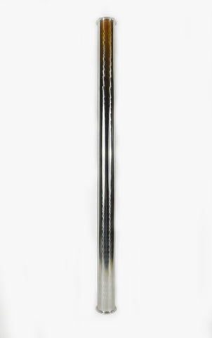3" x 48" Sanitary, 304 Stainless Steel, Tri Clamp Spool, BHO Extractor Column