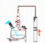 50 Gallon Jacketed, Baine Marie, Pro Series Pot Still