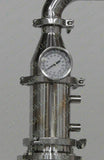 26 Gal Moonshine with 4" Borosilicate Glass 4 Plate Column Everything Included
