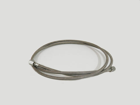 6' BY 3/8" SAE FEMALE JIC PTFE LINED BRAIDED SS304 HOSE FOR ESSENTIAL OIL EXTRACTORS