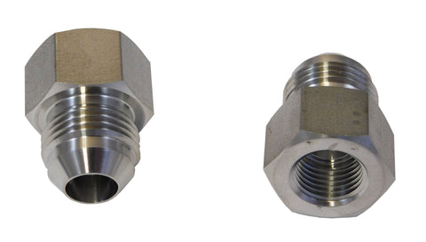 1/2" Male JIC to 3/8" Female JIC - 304 Stainless Steel
