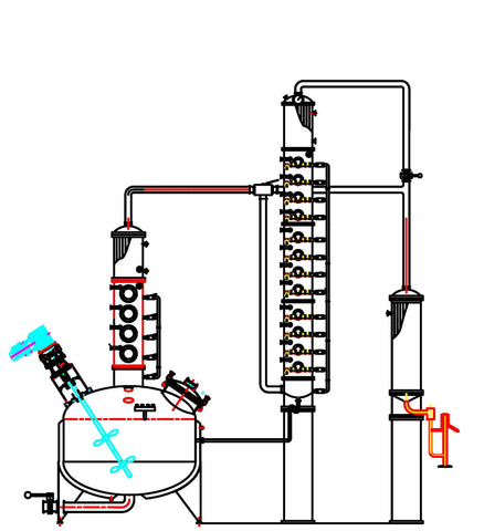 800 Gallon Jacketed, Steam Heated, Pro Series Vodka Still