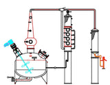 100 Gallon Jacketed, Steam Heated, Ultra Pro Whiskey Still