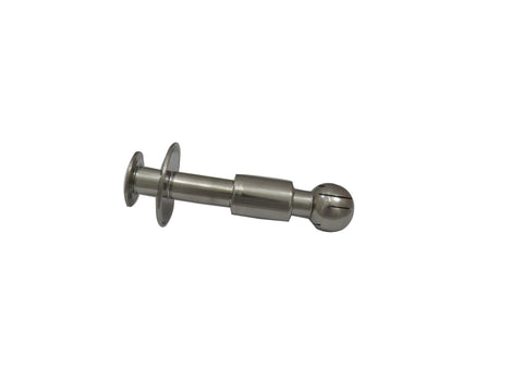 Rotating CIP Spray Ball with Tri Clamp End 2"x7.5" with a 1.25 Ball